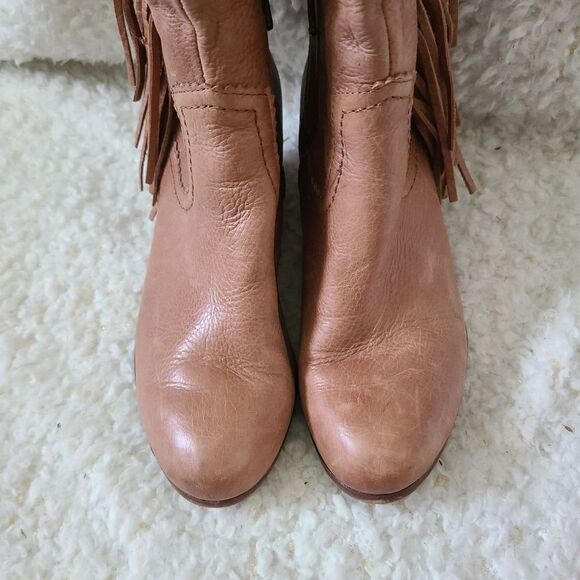 Sam Edelman Louie Fringe Western Soft Leather‎ Bootie Size 6.5 - Picture 2 of 8